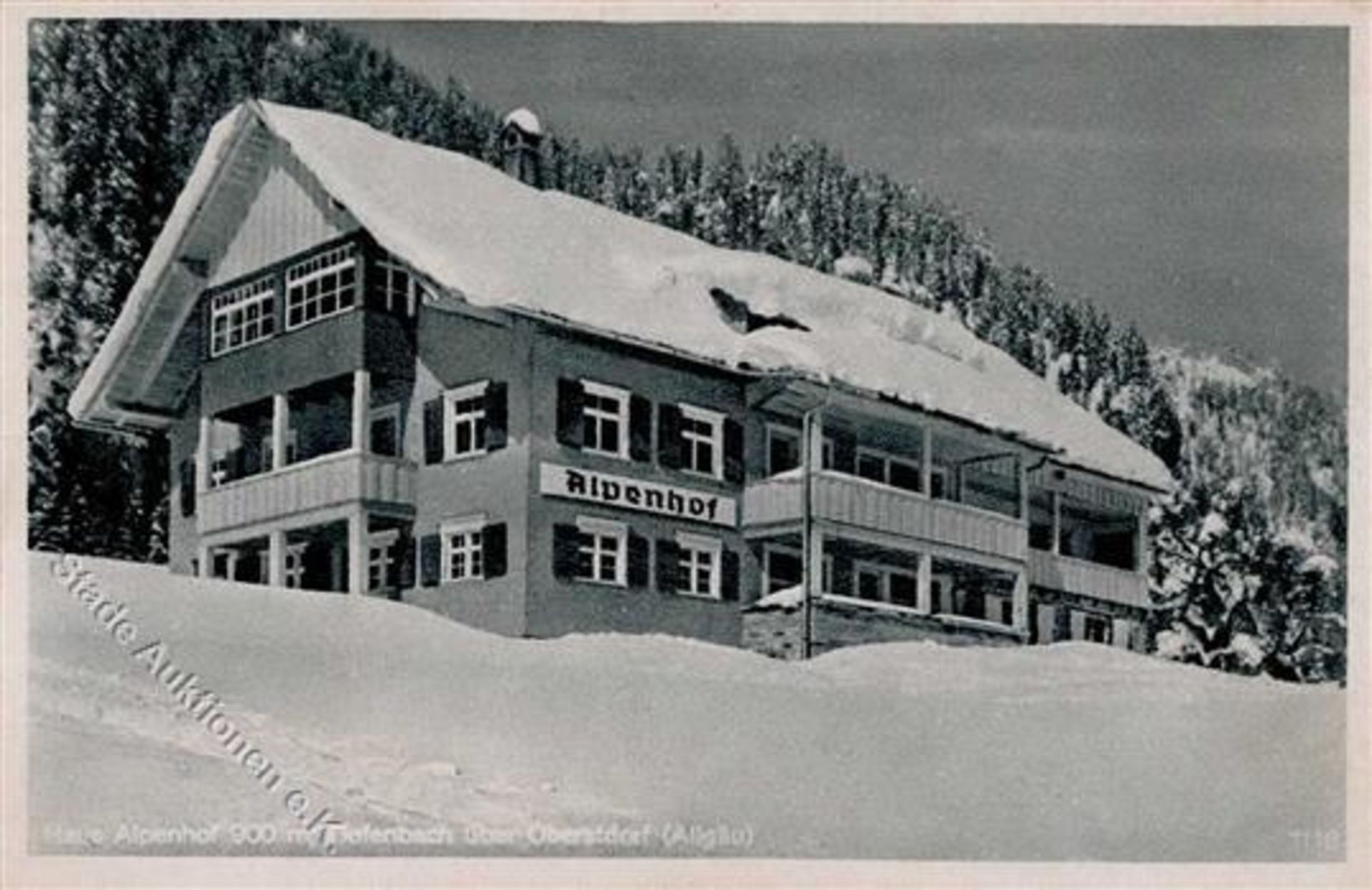 Tiefenbach (8980) Gasthaus Alpenhof Winter IDieses Los wird in einer online-Auktion ohne Publikum