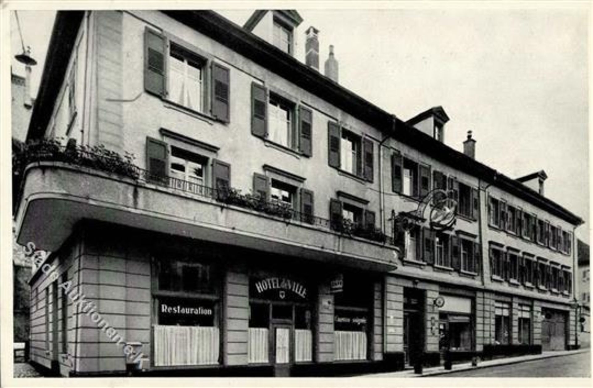 Châtel-St-Denis (1618) Schweiz Hotel Gasthaus de Ville I-IIDieses Los wird in einer online-Auktion