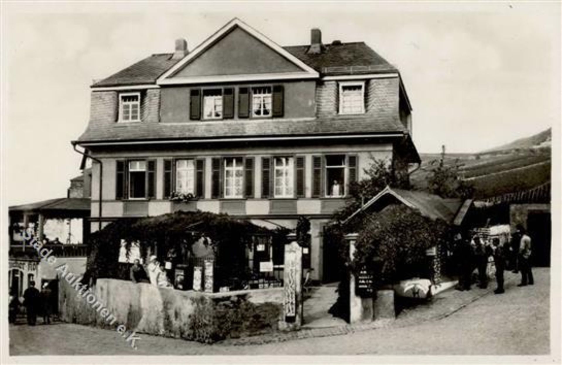 Rüdesheim (6220) Gasthaus Wittmann Oberstrasse 2a Foto AK I-Dieses Los wird in einer online-