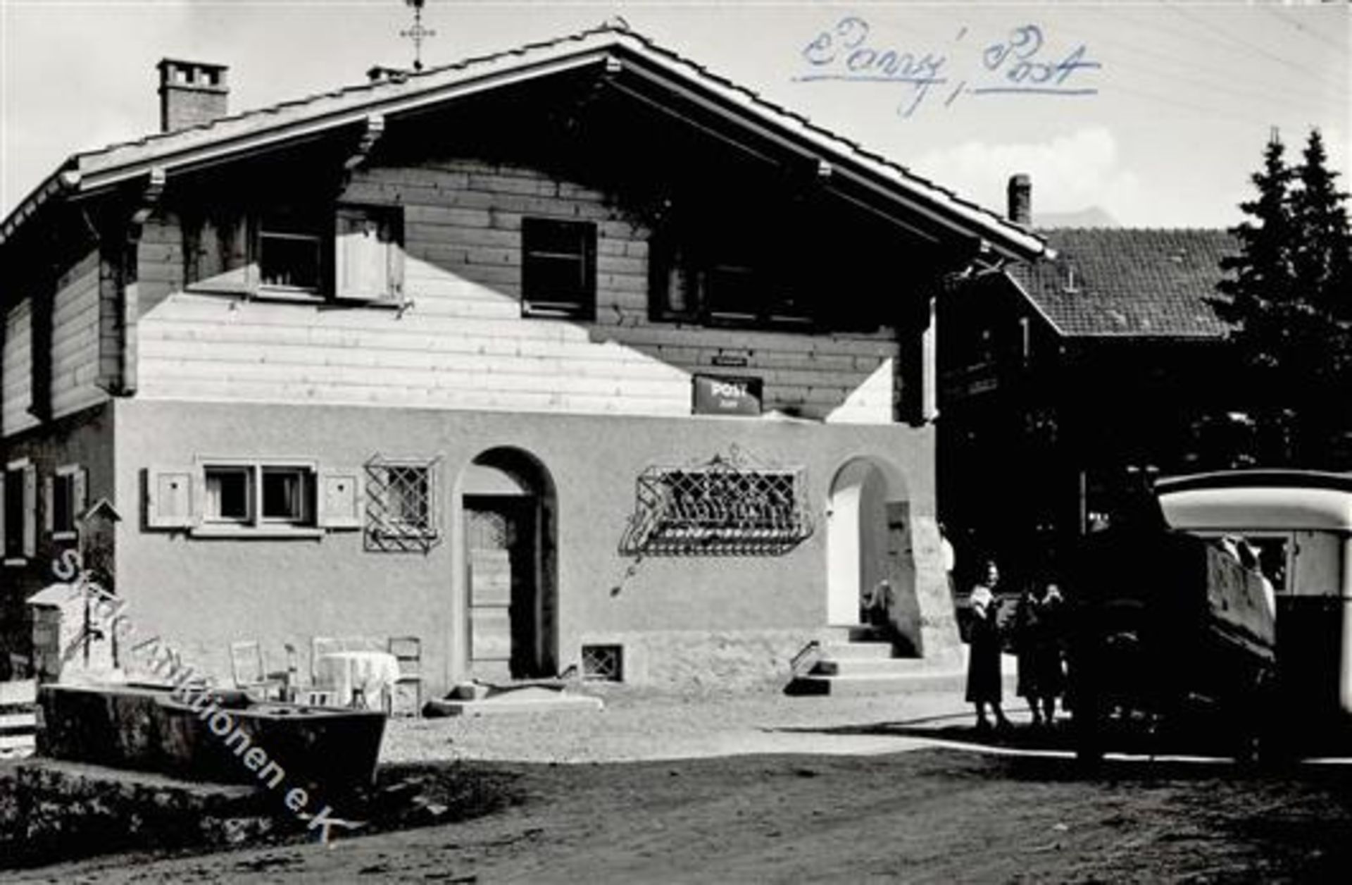 Pany (7243) Schweiz Postamt I-IIDieses Los wird in einer online-Auktion ohne Publikum angeboten.
