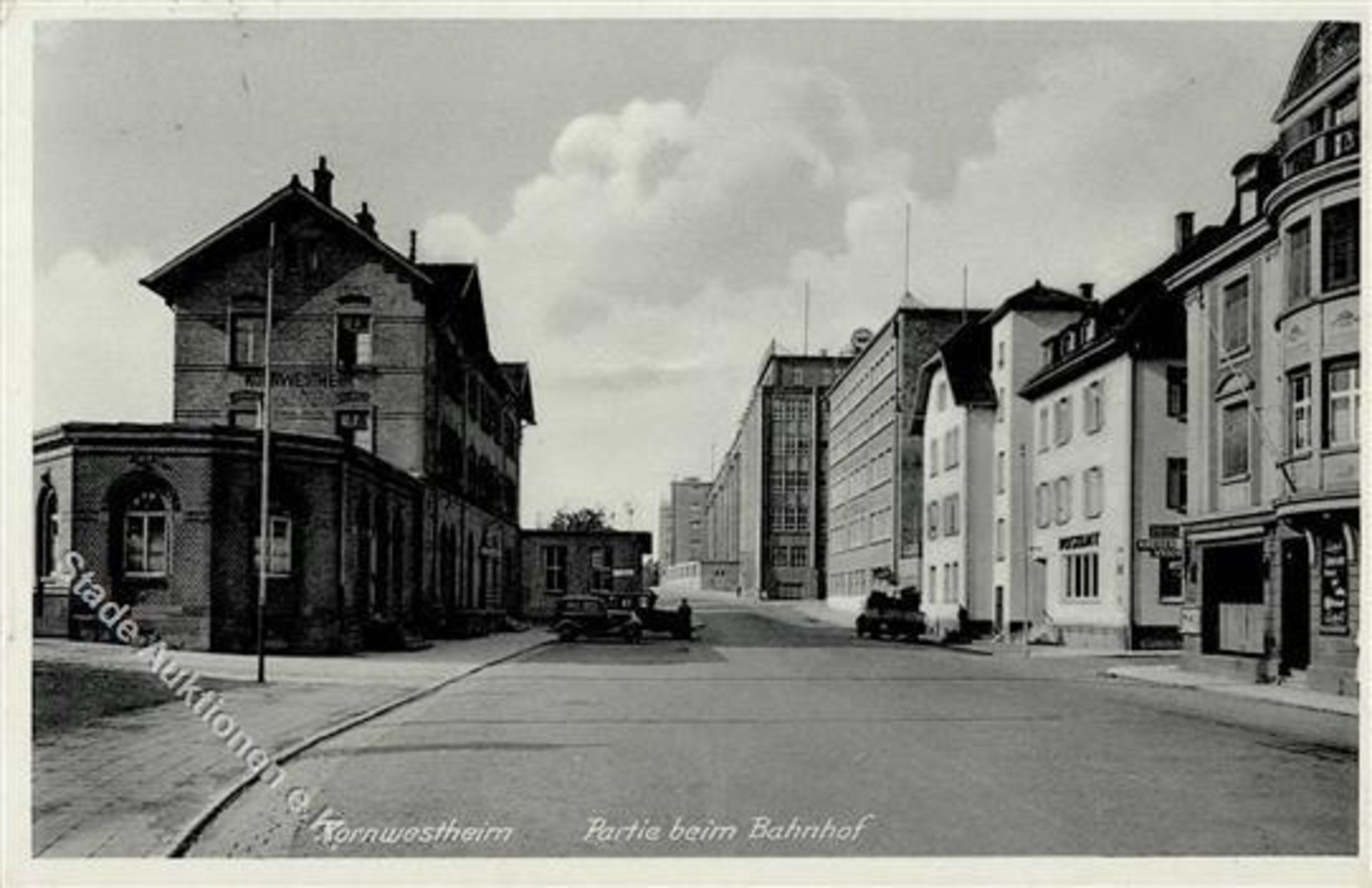 Kornwestheim (7014) Bahnhof Postamt I-IIDieses Los wird in einer online-Auktion ohne Publikum