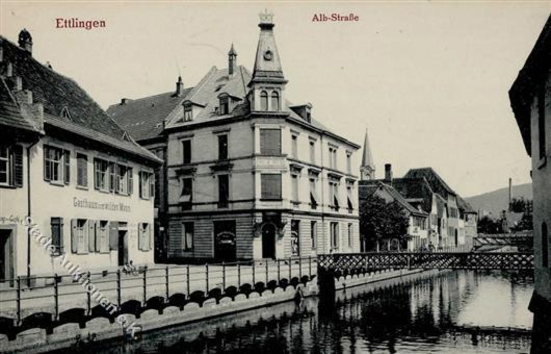 Ettlingen (7505) Albstrasse Gasthaus zum wilden Mann I-Dieses Los wird in einer online-Auktion