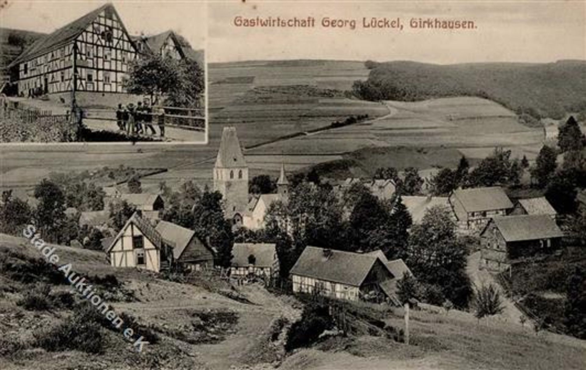 Girkhausen (5920) Gasthaus Lückl I- (Marke entfernt)Dieses Los wird in einer online-Auktion ohne