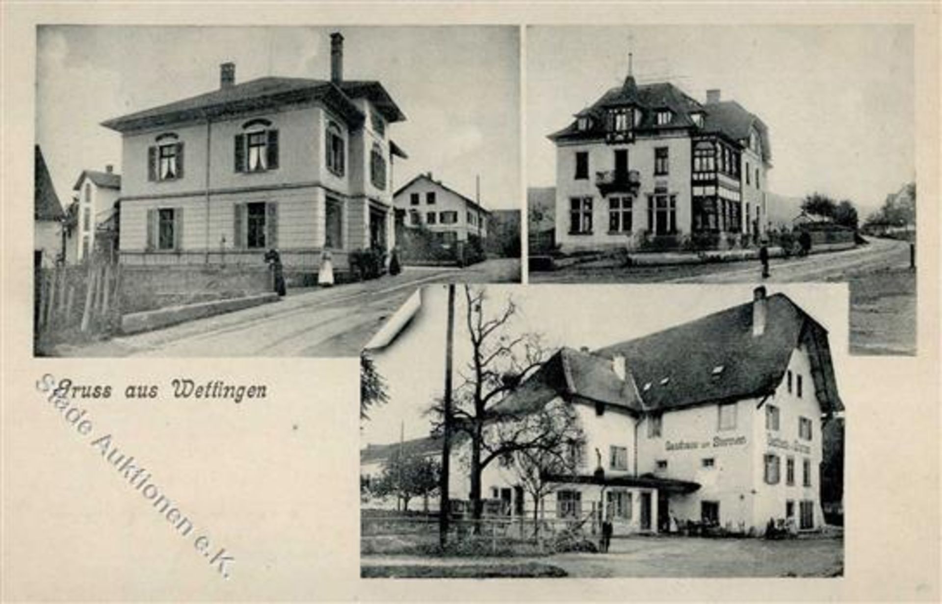 Wettingen (5430) Schweiz Gasthaus zum Sternen 1907 I-IIDieses Los wird in einer online-Auktion