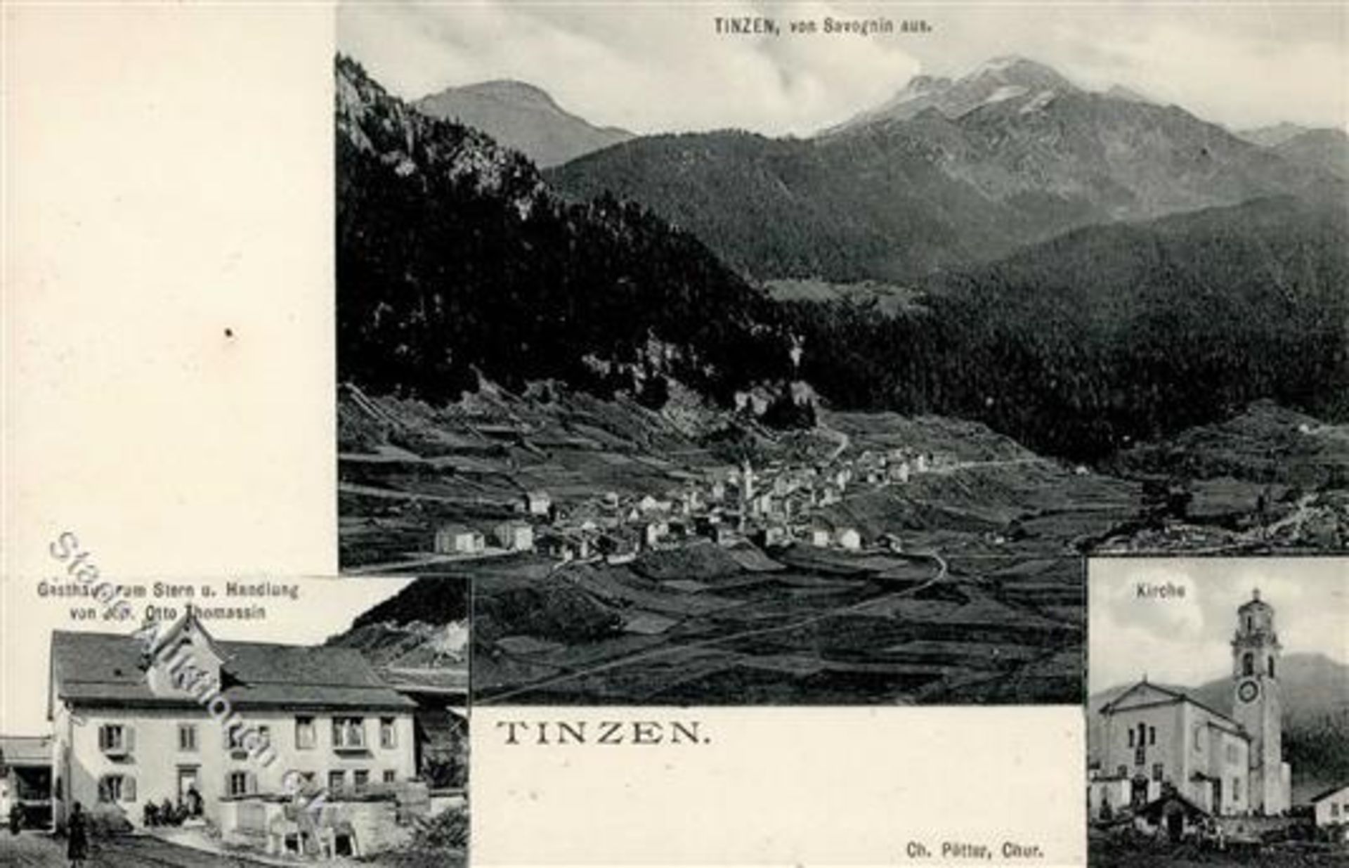 Tinizong (7453) Schweiz Gasthaus zum Stern IDieses Los wird in einer online-Auktion ohne Publikum