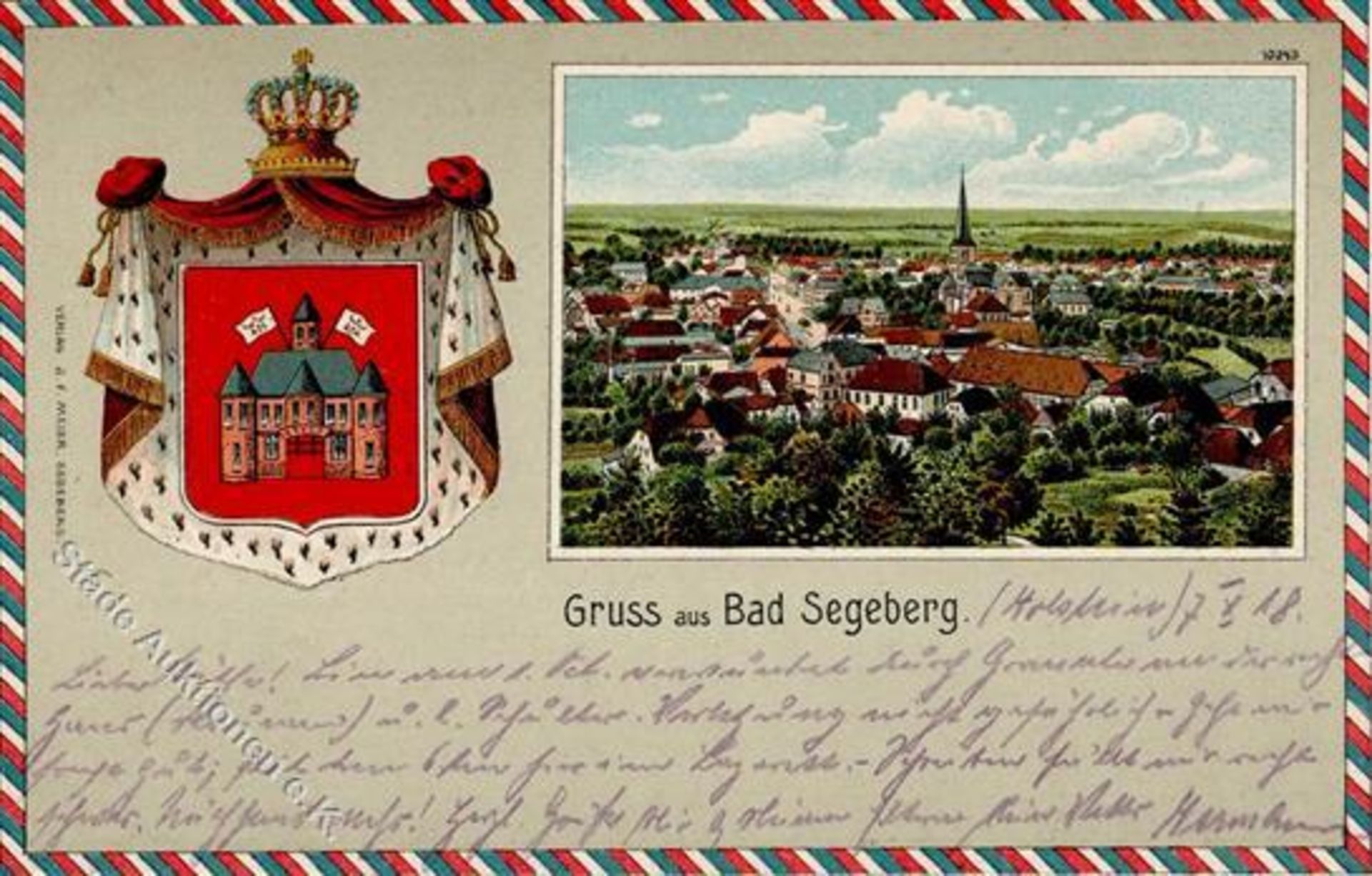 Bad Segeberg (2360) Prägedruck 1918 I-Dieses Los wird in einer online-Auktion ohne Publikum