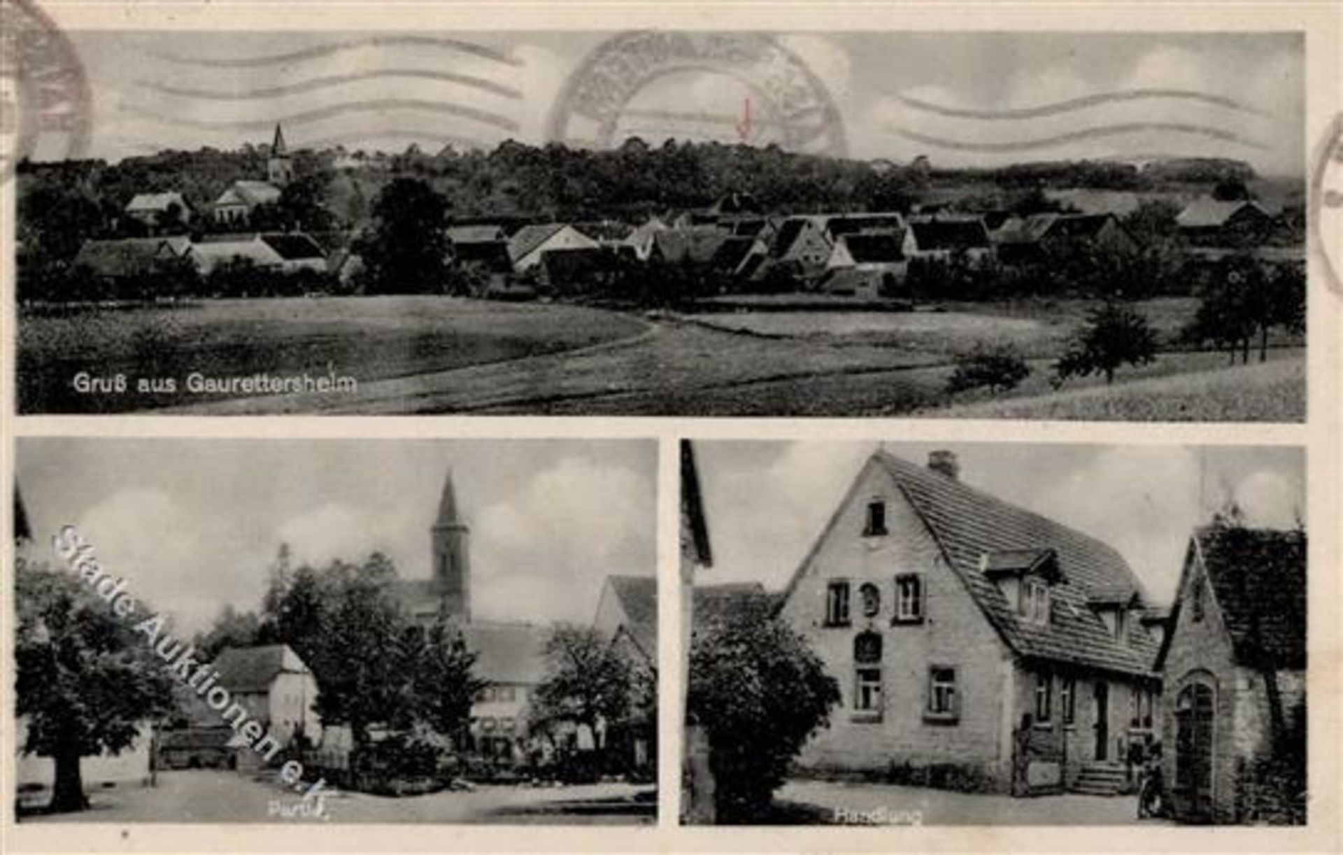 Gaurettersheim (8701) Handlung Kirche I-Dieses Los wird in einer online-Auktion ohne Publikum