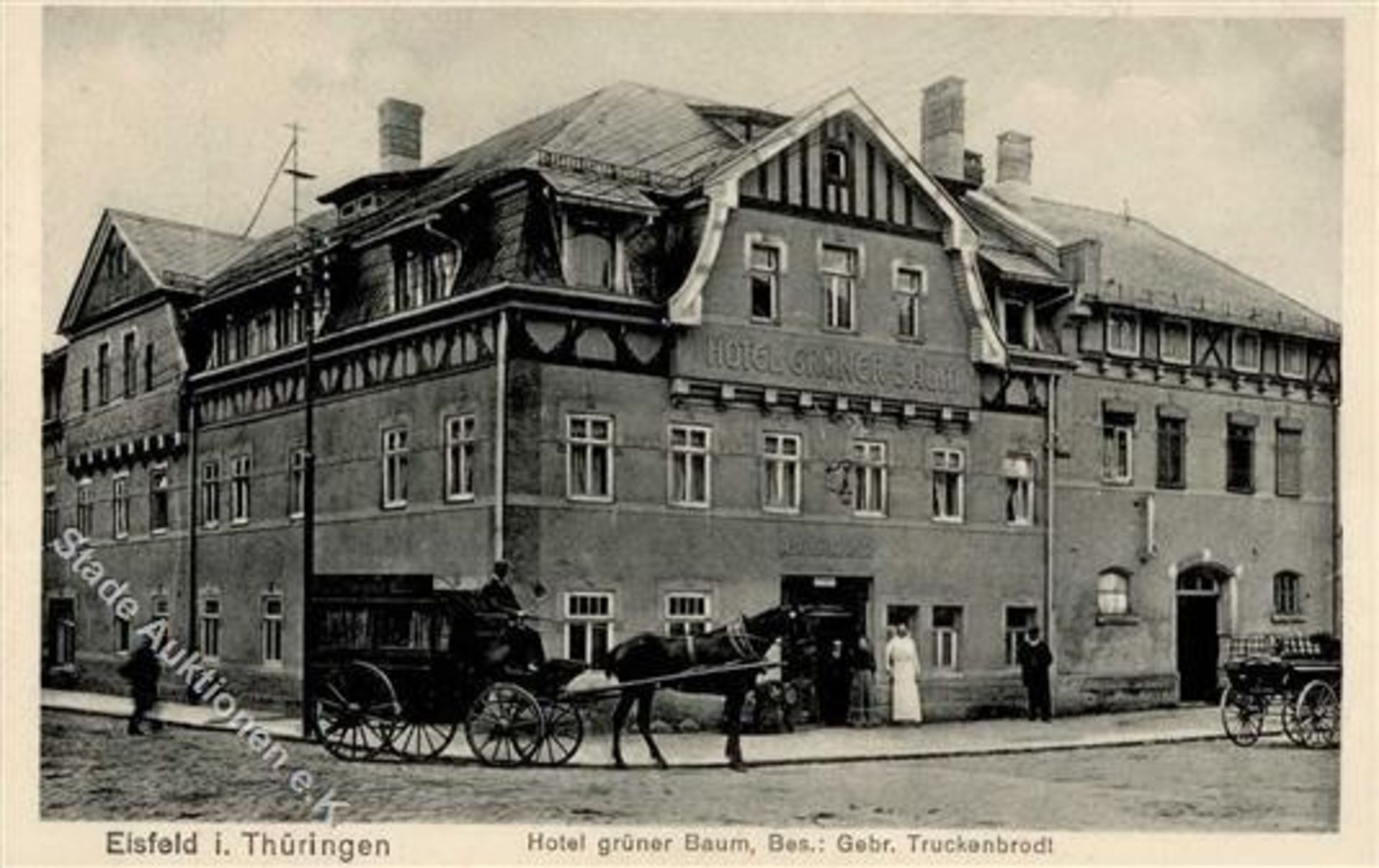 EISFELD,Thür. (o-6120) - Hotel grüner Baum IDieses Los wird in einer online-Auktion ohne Publikum