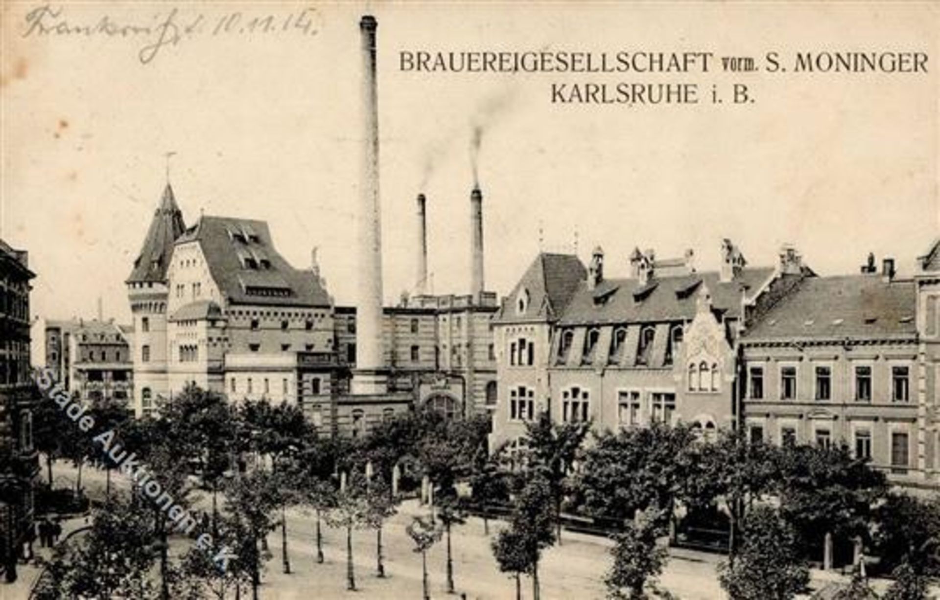 KARLSRUHE (7500) - BRAUEREIGESELLSCHAFT v. S.Moninger I-IIDieses Los wird in einer online-Auktion