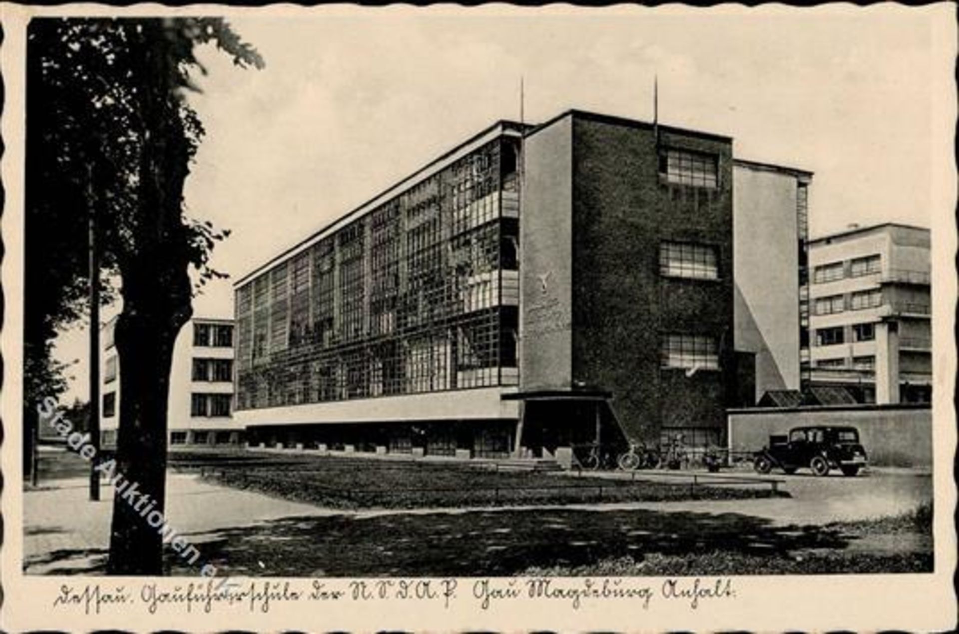 Kunst u. Kultur,Malerei,BauhausBauhaus Dessau (O4500) WK II Gauführerschule der NSDAP Gau