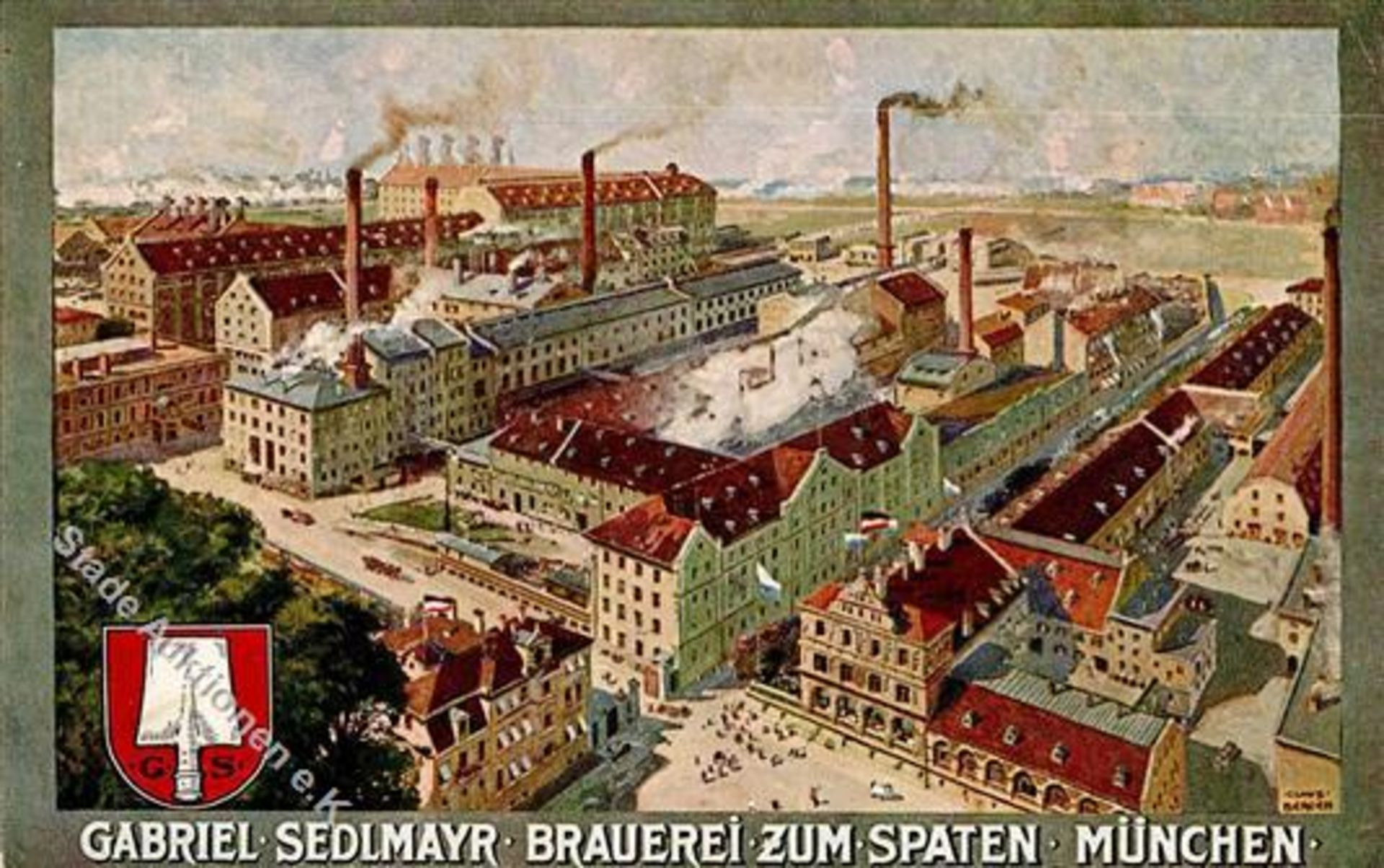 München Stadtkreis München (8000) Gabriel Sedlmayr Brauerei zum Spaten I-IIDieses Los wird in