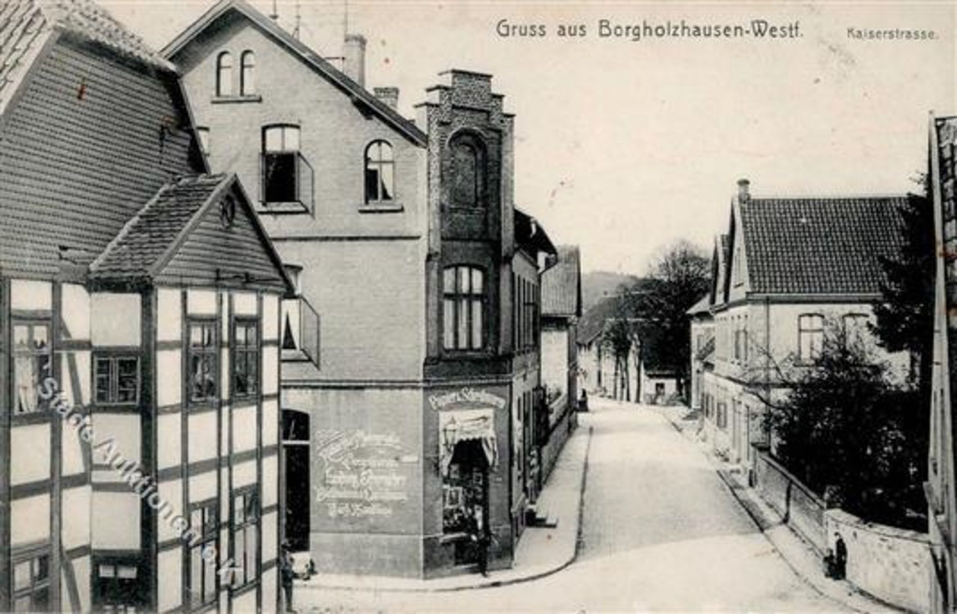 Borgholzhausen (4807) Kaiserstrasse Papier- und Schreibwarenhandlung I-Dieses Los wird in einer