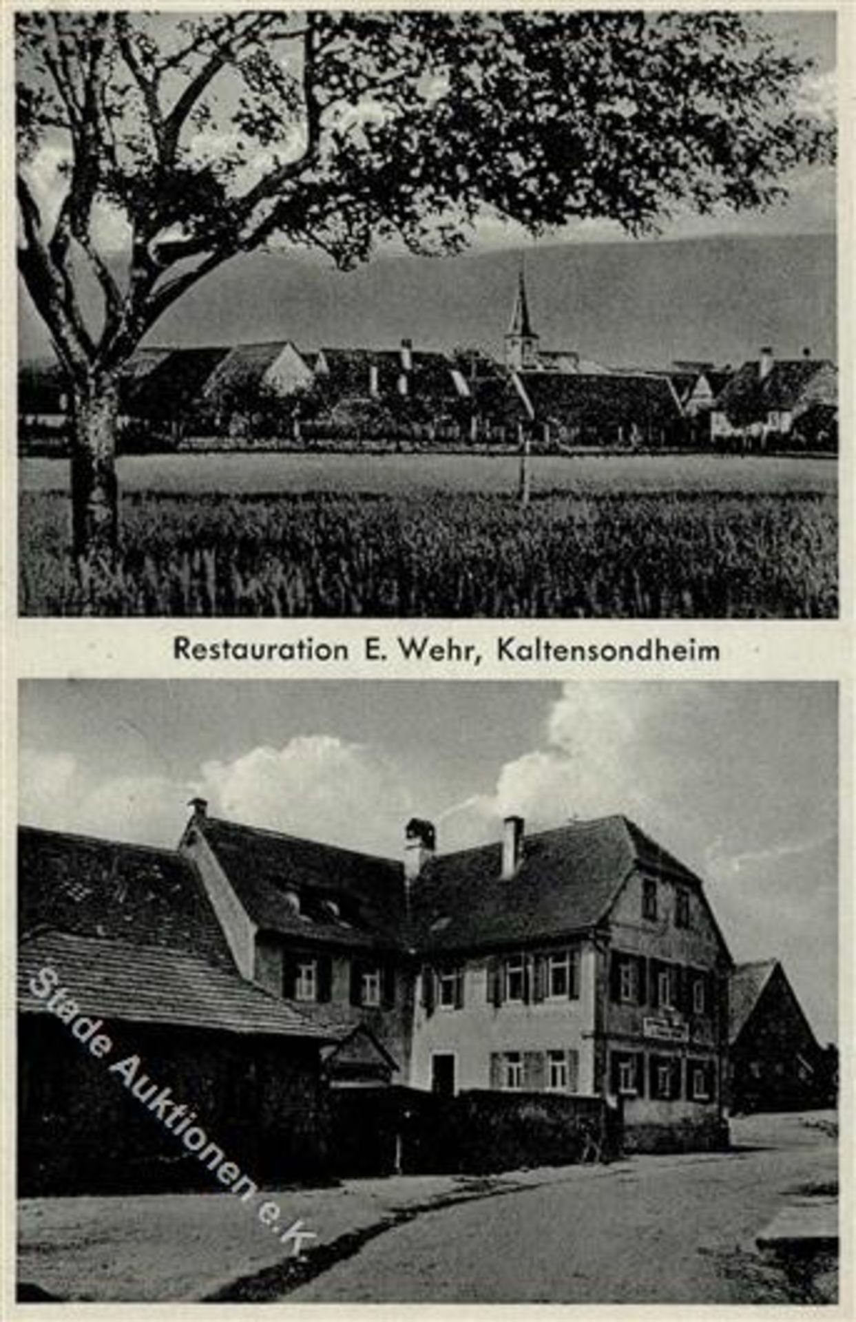 Kaltensondheim (8710) Gasthaus Wehr II (Eckbug)Dieses Los wird in einer online-Auktion ohne Publikum