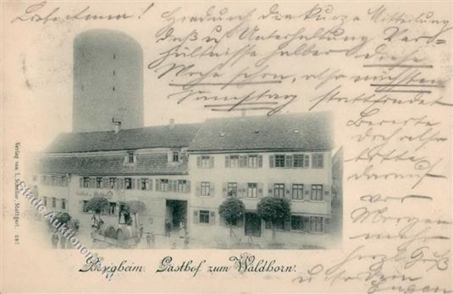 Besigheim (7122) Gasthaus zum Waldhorn I-Dieses Los wird in einer online-Auktion ohne Publikum