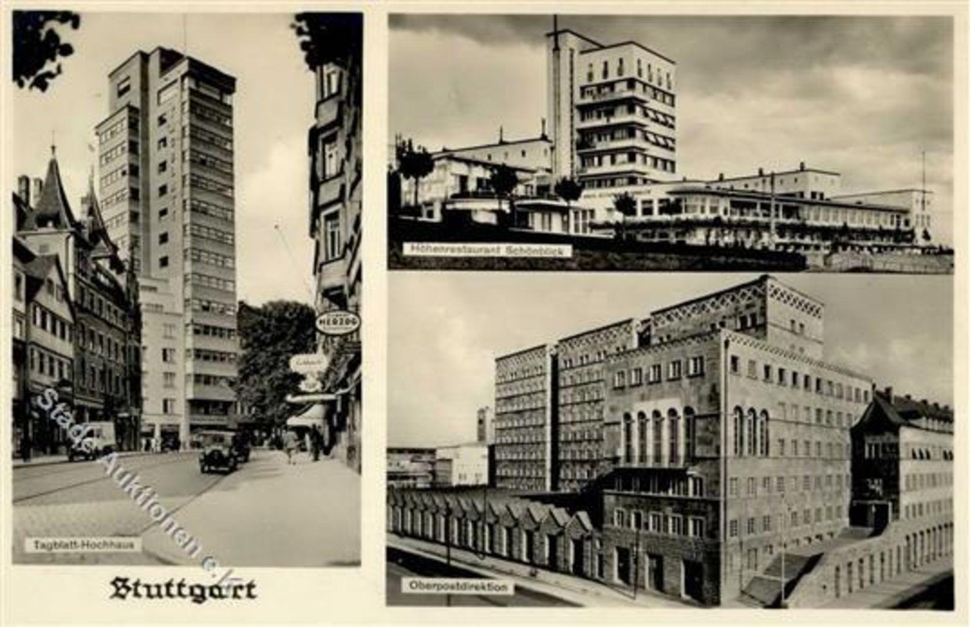 Kunst u. Kultur,Malerei,BauhausBAUHAUS - STUTTGART - Gebäude im Bauhaus-Stil IDieses Los wird in