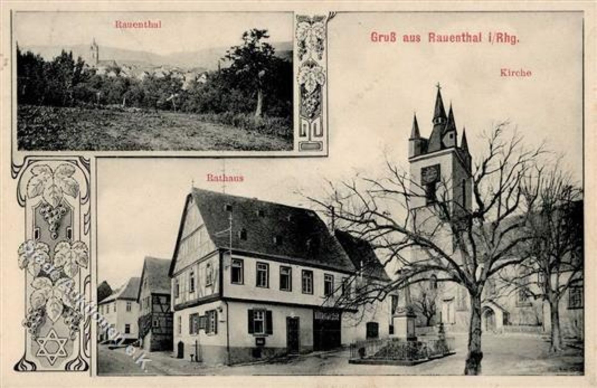 Rauenthal (6228) Rathaus 1911 I-Dieses Los wird in einer online-Auktion ohne Publikum angeboten.