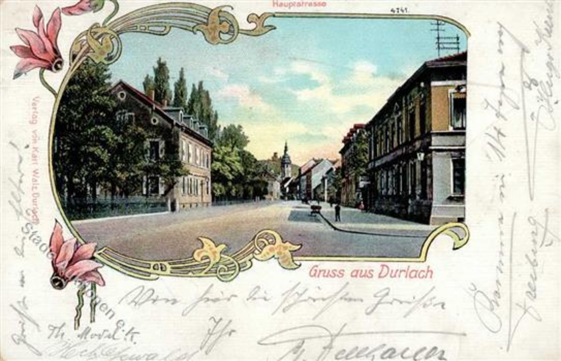 Durlach (7500) Hauptstrasse 1901 I-Dieses Los wird in einer online-Auktion ohne Publikum angeboten.