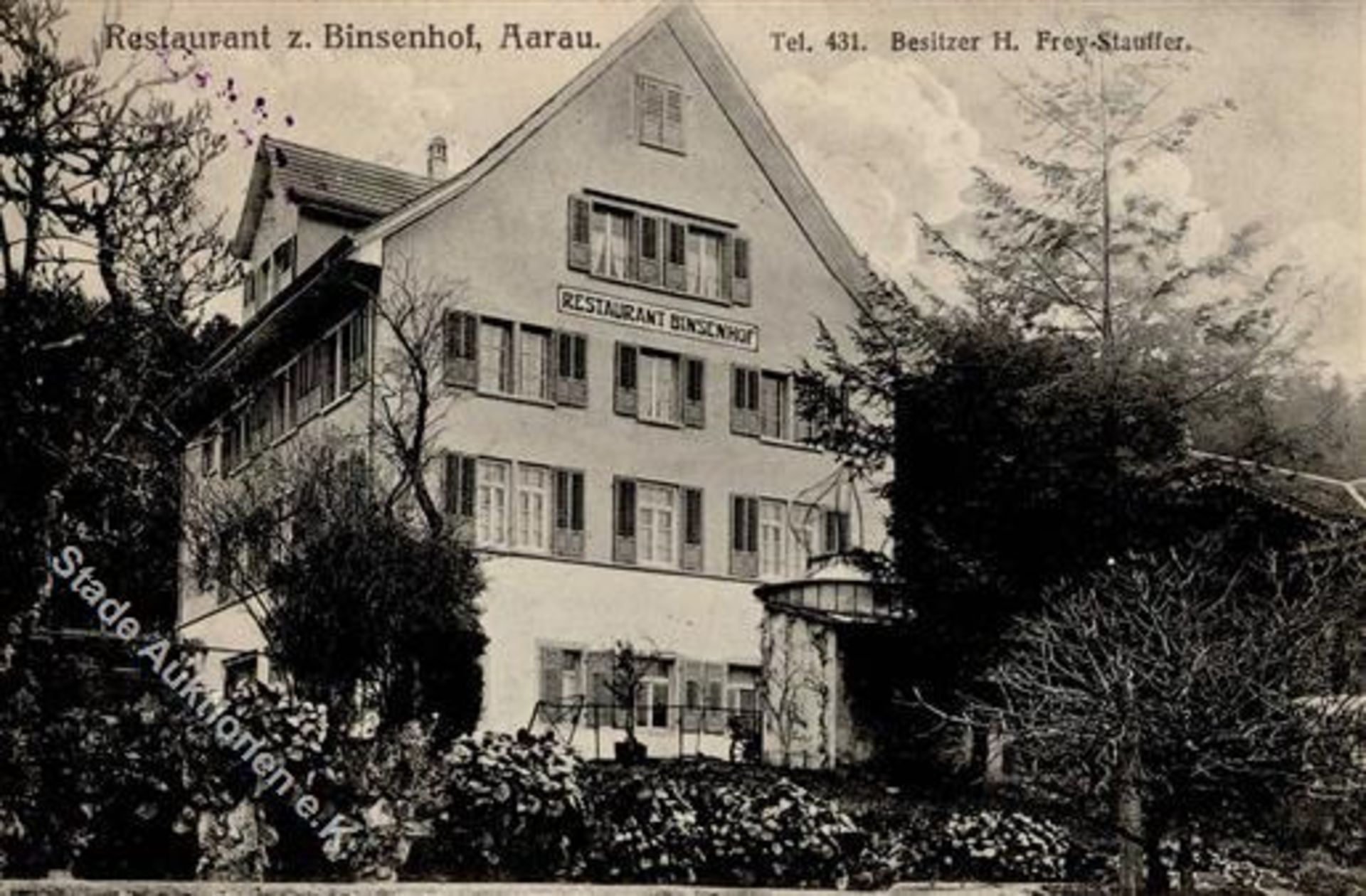 Aarau (5000) Schweiz Gasthaus zum Binsenhof IDieses Los wird in einer online-Auktion ohne Publikum