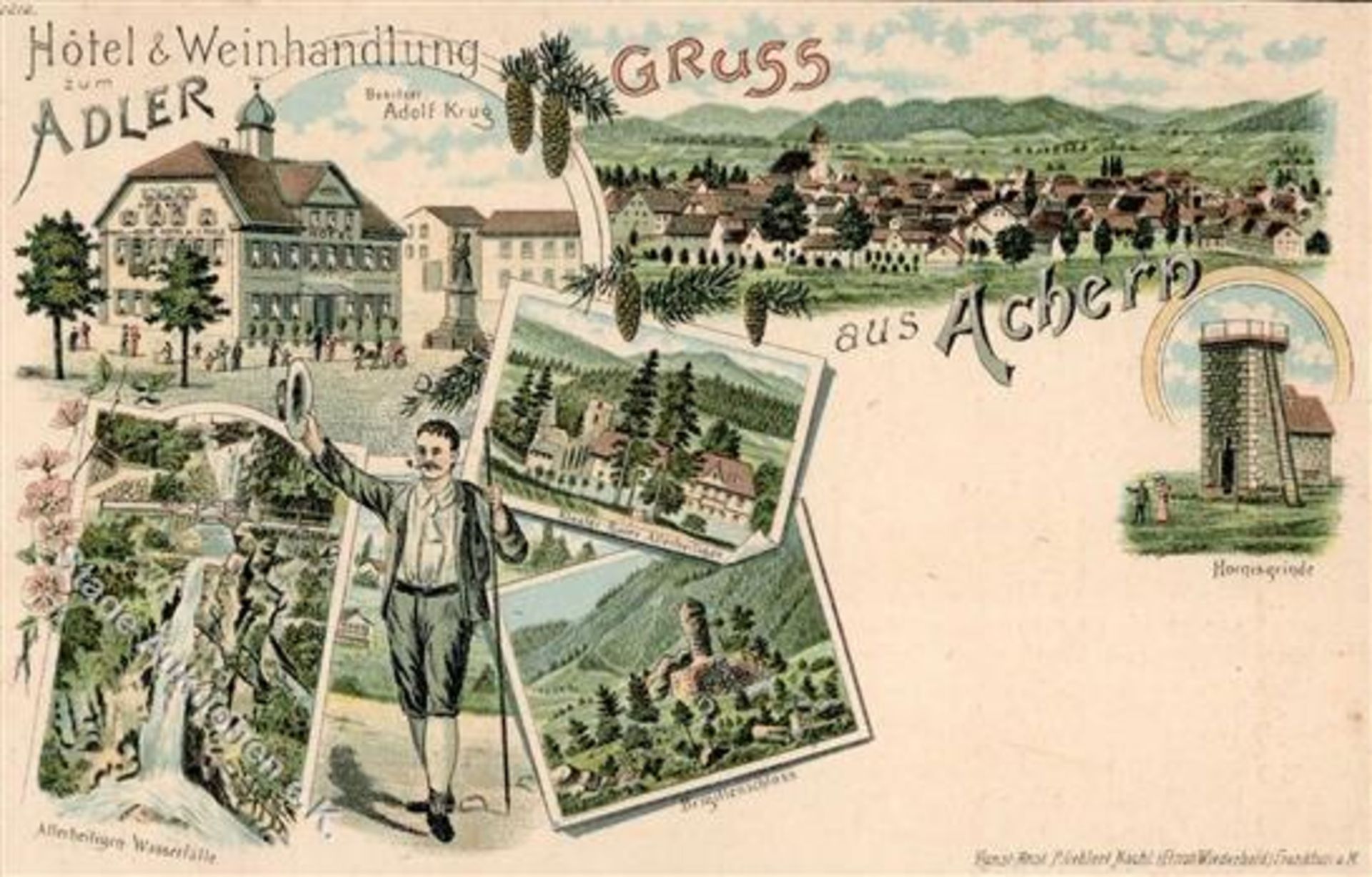 Achern (7590) Hotel Weinhandlung zum Adler I-IIDieses Los wird in einer online-Auktion ohne Publikum