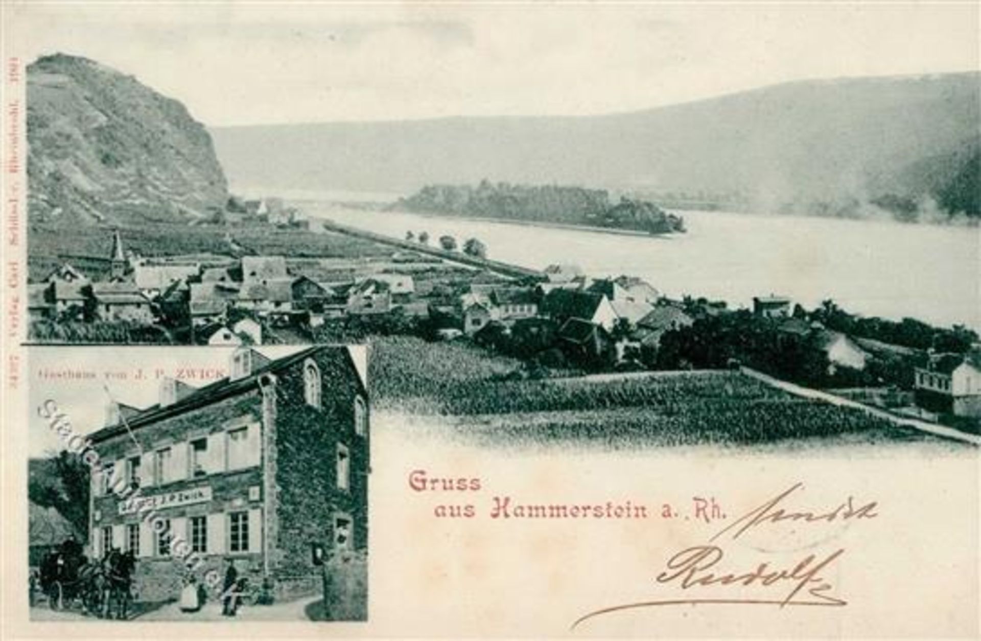 Hammerstein (5456) Gasthaus Zwick 1901 IDieses Los wird in einer online-Auktion ohne Publikum