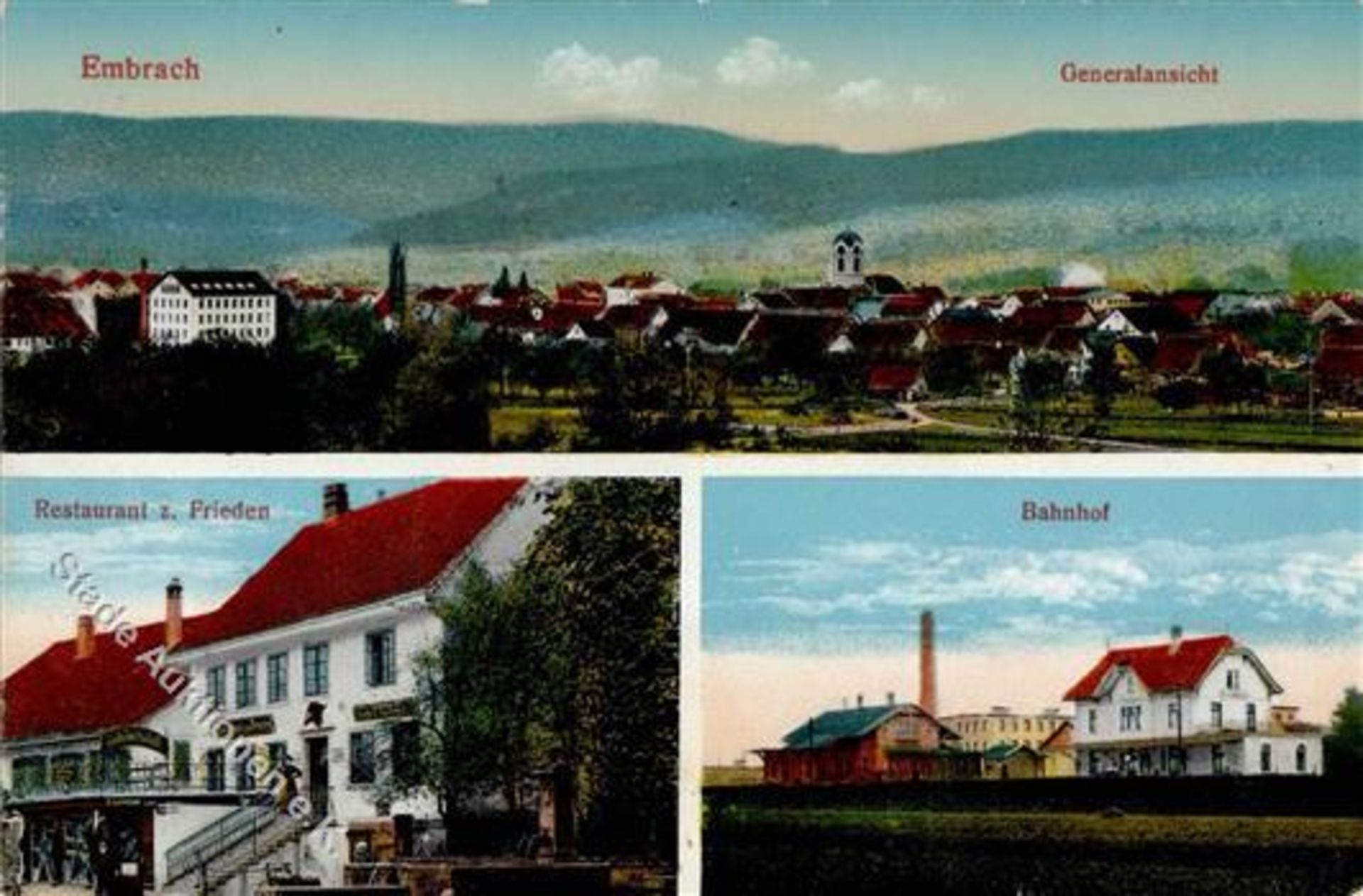 Embrach (8424) Schweiz Gasthaus zum Frieden Bahnhof I-Dieses Los wird in einer online-Auktion ohne