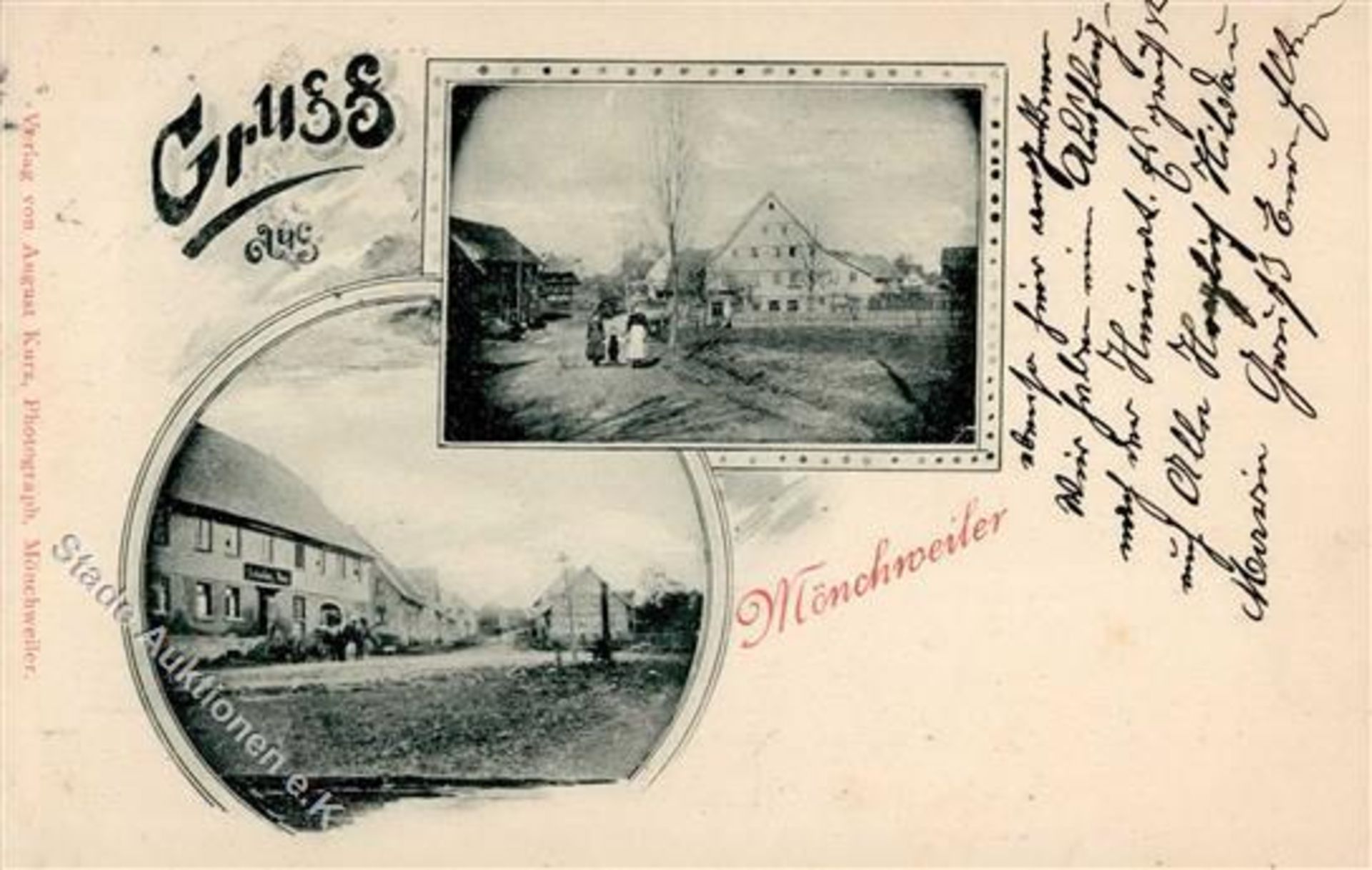 Mönchweiler (7733) 1909 IDieses Los wird in einer online-Auktion ohne Publikum angeboten.Verbraucher