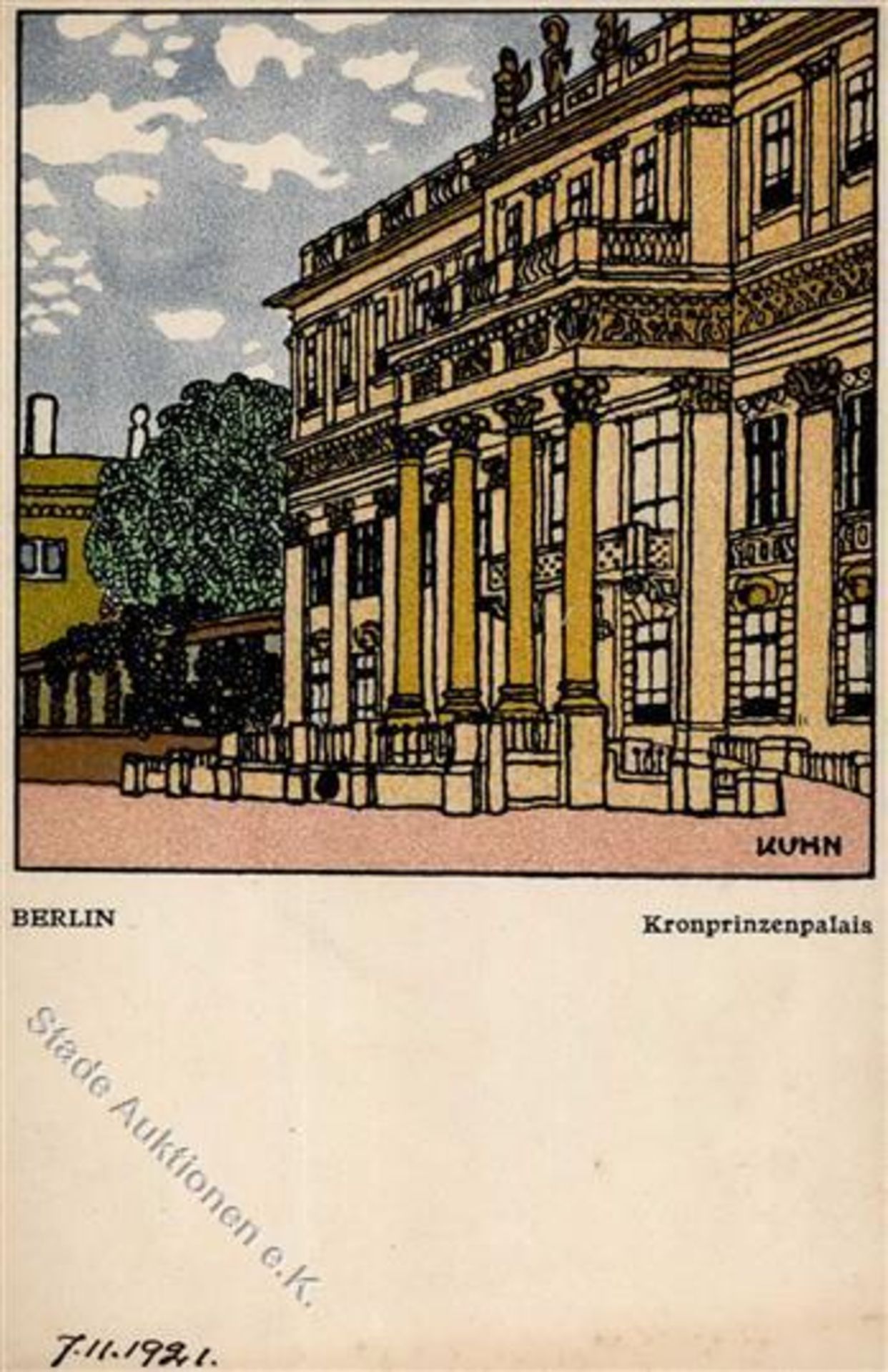 Kunst u. Kultur,Kunst,Wiener WerkstaettenWiener Werkstätte 447 Kuhn, Franz Berlin