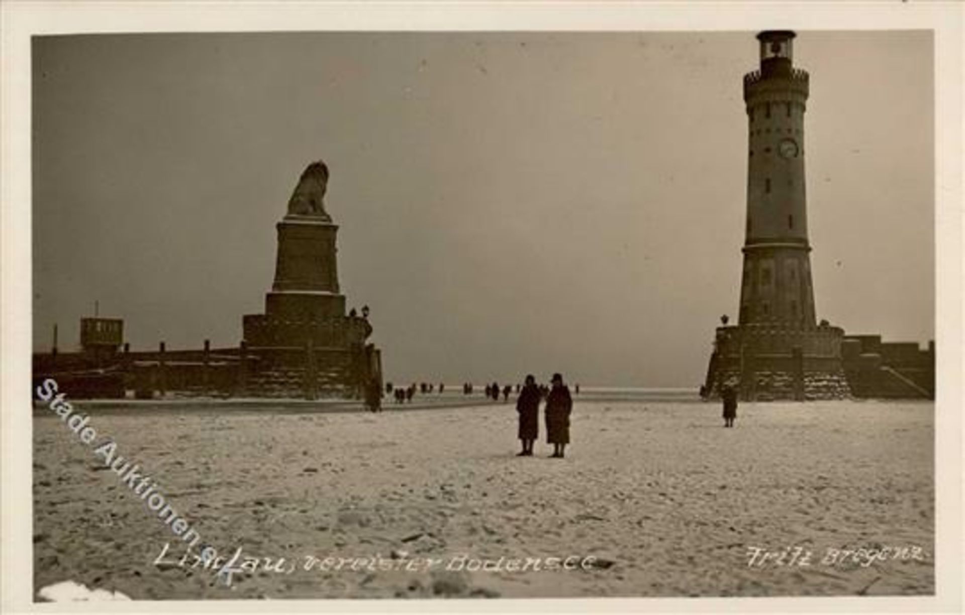 Lindau (8990) Vereister Bodensee Winter IDieses Los wird in einer online-Auktion ohne Publikum