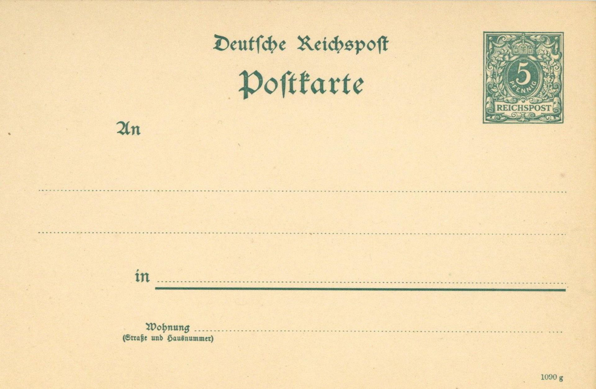 Deutsches Reich Ganzsachen 1890/91 P 24, 31 verschiedene Druckvermerke, alle ungebraucht, extrem