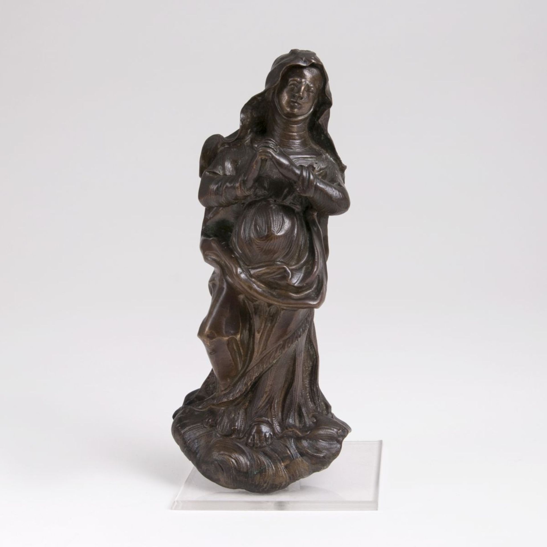 An Early Baroque Figure of 'Mary from a Crucifixion Group'