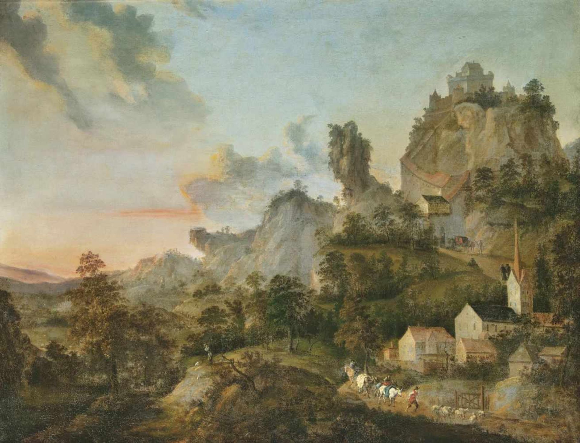 Hondecoeter, Gillis de(um 1570 - Amsterdam um 1638), early follower ofExtensive Landscape with