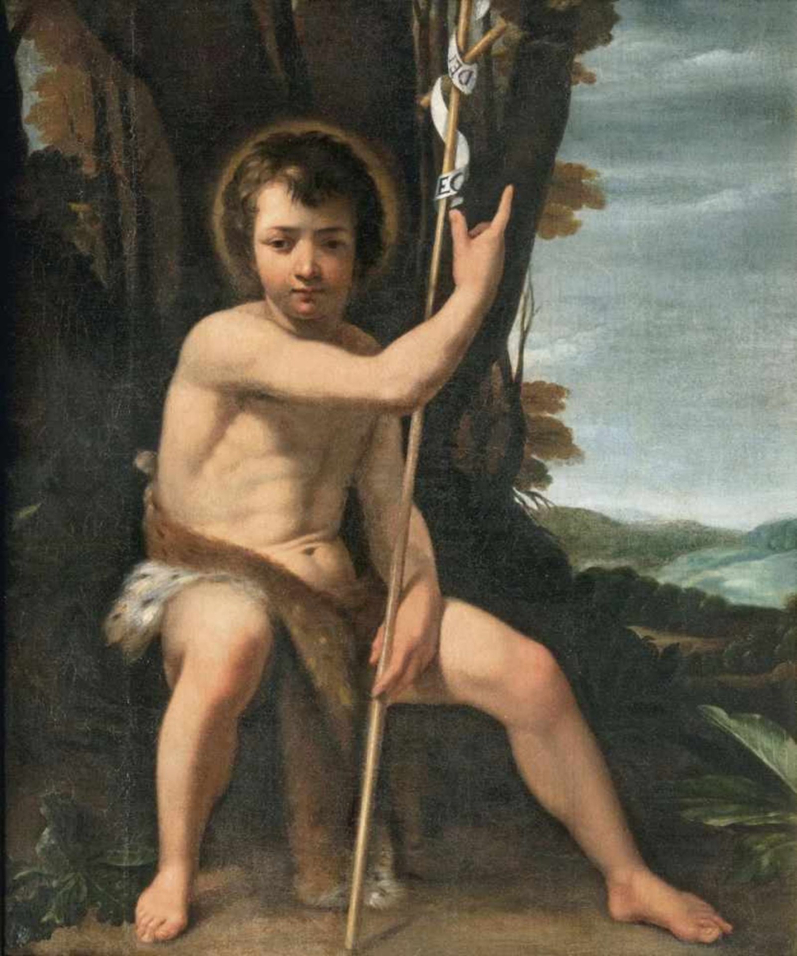 Renieri, Niccolò(Maubeuge 1590 - Venedig 1667), attr.John the BaptistOil/canvas, 108,5 x 88,5 cm,