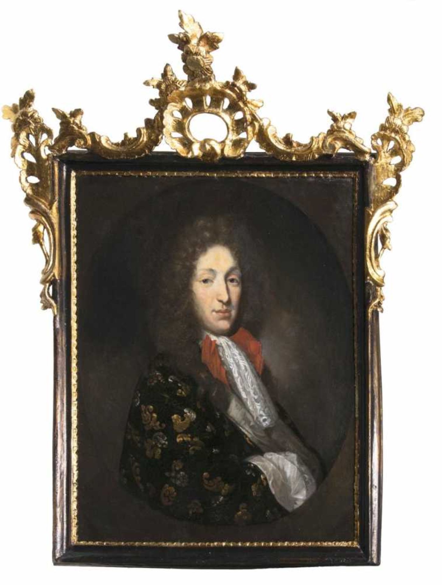 French Masteractive 1st half 18th cent.Portrait of a GentlemanOil/canvas, 77,5 x 64,5 cm, rest.,