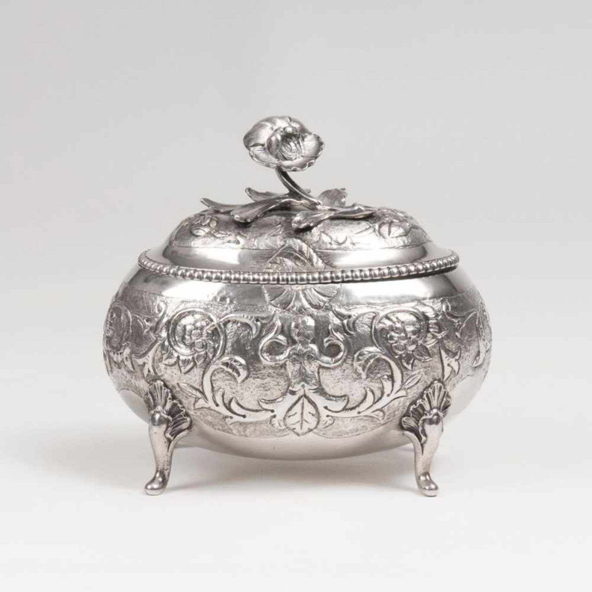 Hecker, Johann CarlMaker since 1784A Rococo Sugar Bowl with floral knobGdansk, late 18. cent.