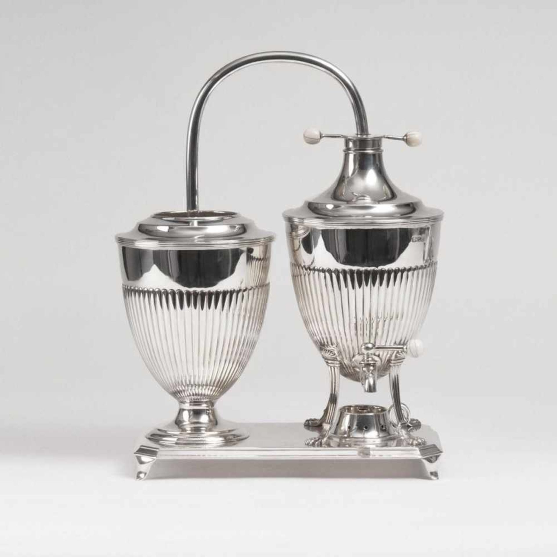 Sorley, R. & W.GlasgowAn exceptional Scottish Syphon-Coffee-MakerGlasgow, 1900-01. Silver, marked,