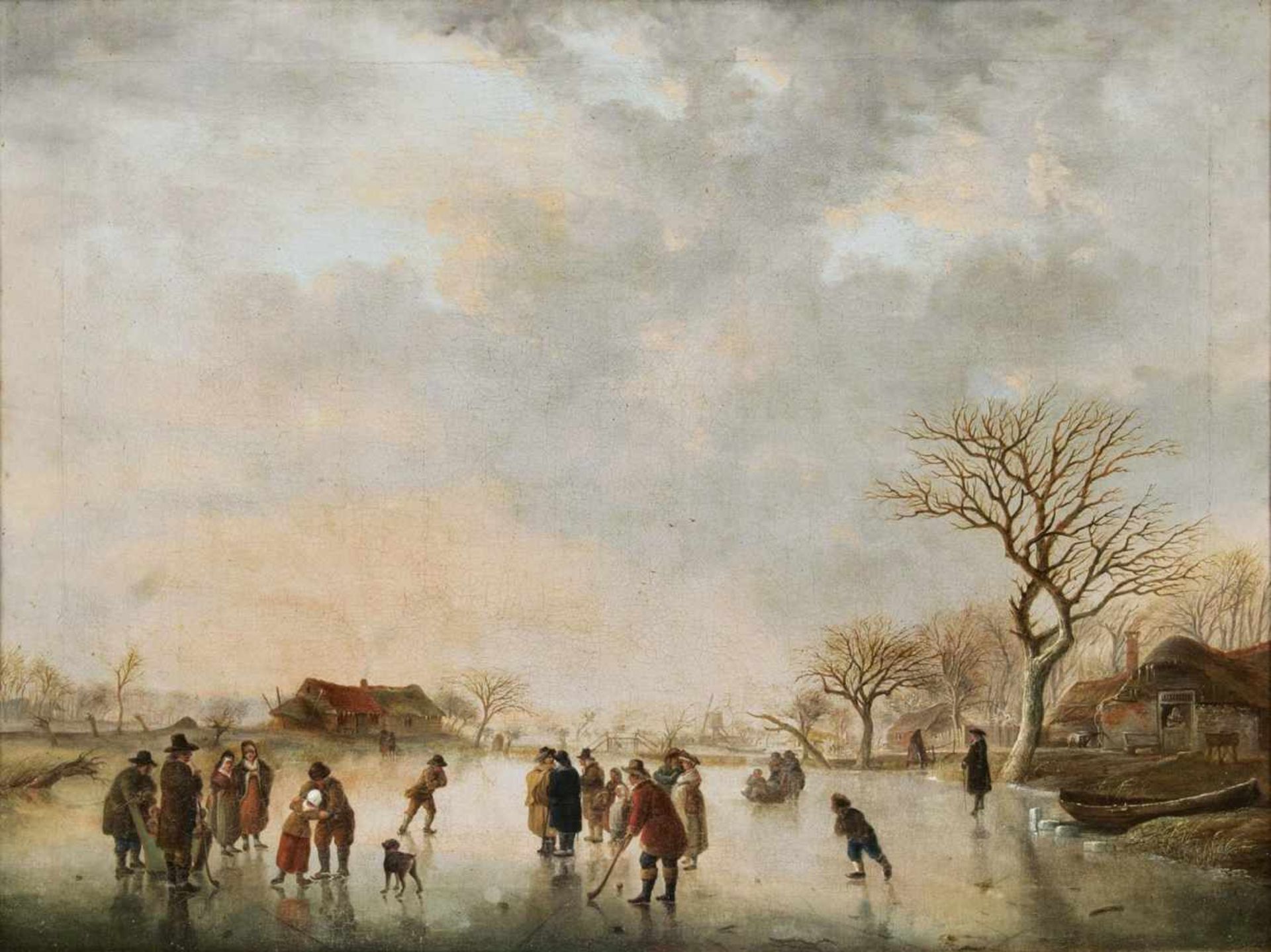 Beerstraten, Jan Abrahamsz.(Amsterdam 1622 - Amsterdam 1666), followerPeople making merry and
