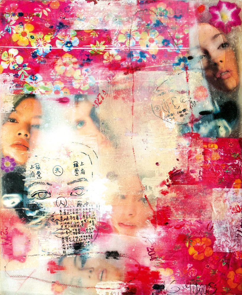 Guangyun Liu(Jinan 1962)BeautyMischtechnik, 100 x 79,5 cm, r. u. monogr. und dat. LG 2008, auf dem