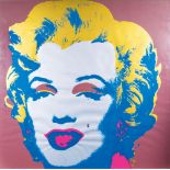 Andy Warhol(Pittsburgh 1928 - New York 1987), nachMarilynFarbsiebdruck, 83,5 x 83,5 cm, verso