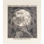 Maurits Cornelis Escher(Leeuwarden 1898 - Hilversum 1972)Konvolut HolzschnitteFünf Holzschnitte,