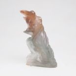 Olivier Brice(Algier 1933 - 1989)Glas-Skulptur 'Venus von Milo' für DaumUm 1970. Polychrome pâte-