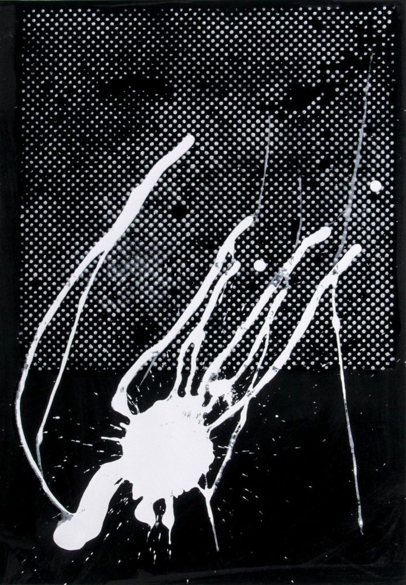 Sigmar Polke(Oels 1941 - Köln 2010)Ohne TitelSiebdruck/Velourspapier, 97 x 66 cm, verso handsign.