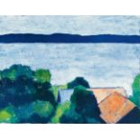 Reiner Wagner(Hildesheim 1942)Starnberger See, Blick über die DächerÖl/Lw., 60 x 80 cm, l. u.