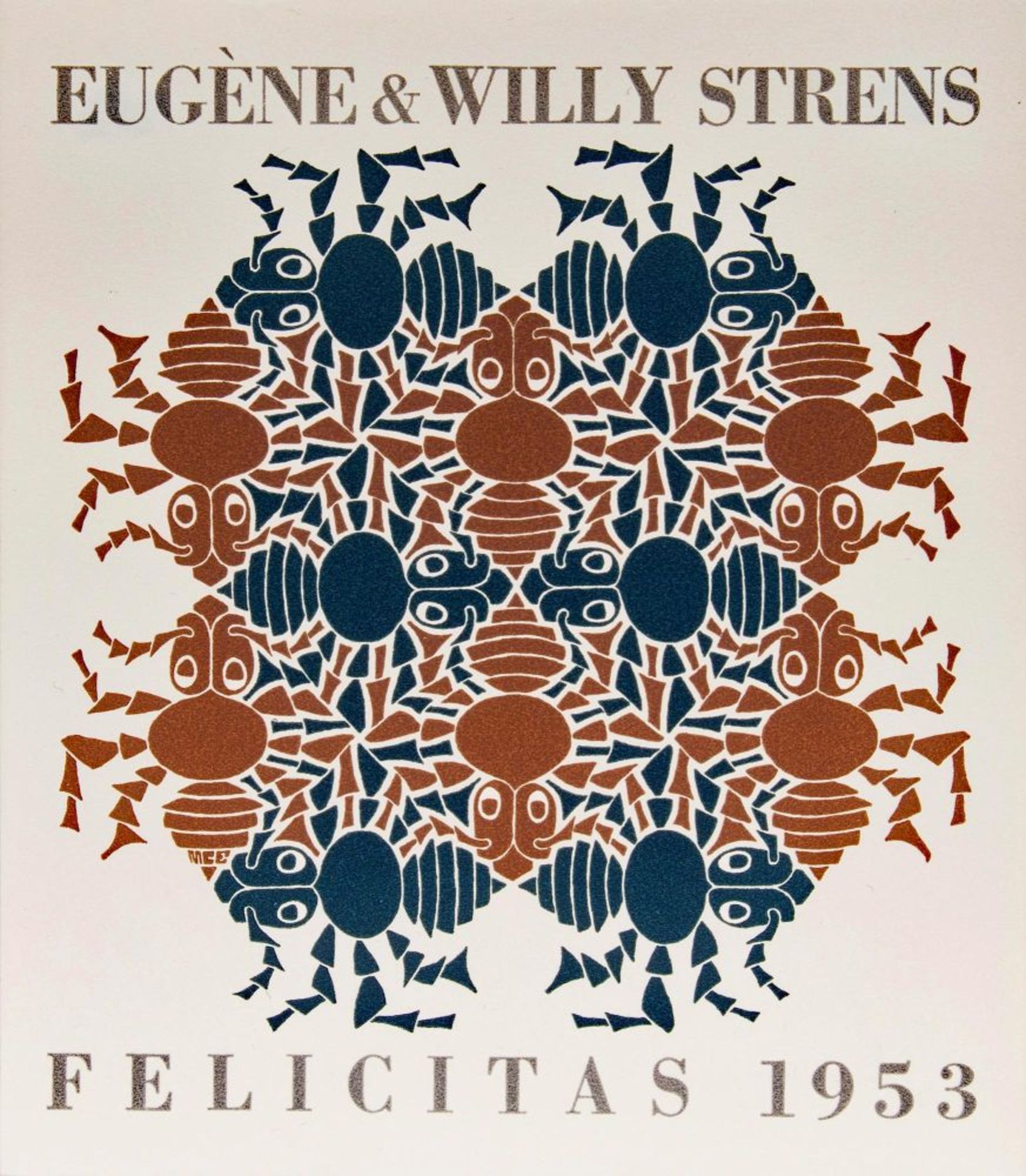 Maurits Cornelis Escher(Leeuwarden 1898 - Hilversum 1972)Konvolut: Eugène & Willy Strens Felicitas - Bild 4 aus 4