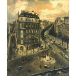 Lucien Adrion(Straßburg 1889 - Paris 1953)Boulevard in ParisÖl/Lw., 72 x 60 cm, r. u. sign.