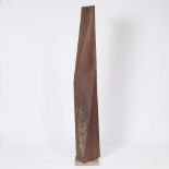 Jean-Paul Turmel(Tournan en Brie 1954)Dreidimensionales Stahlobjekt 'Stele'Cortenstahl. Am unteren