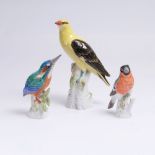 Satz von 3 Vogelfiguren