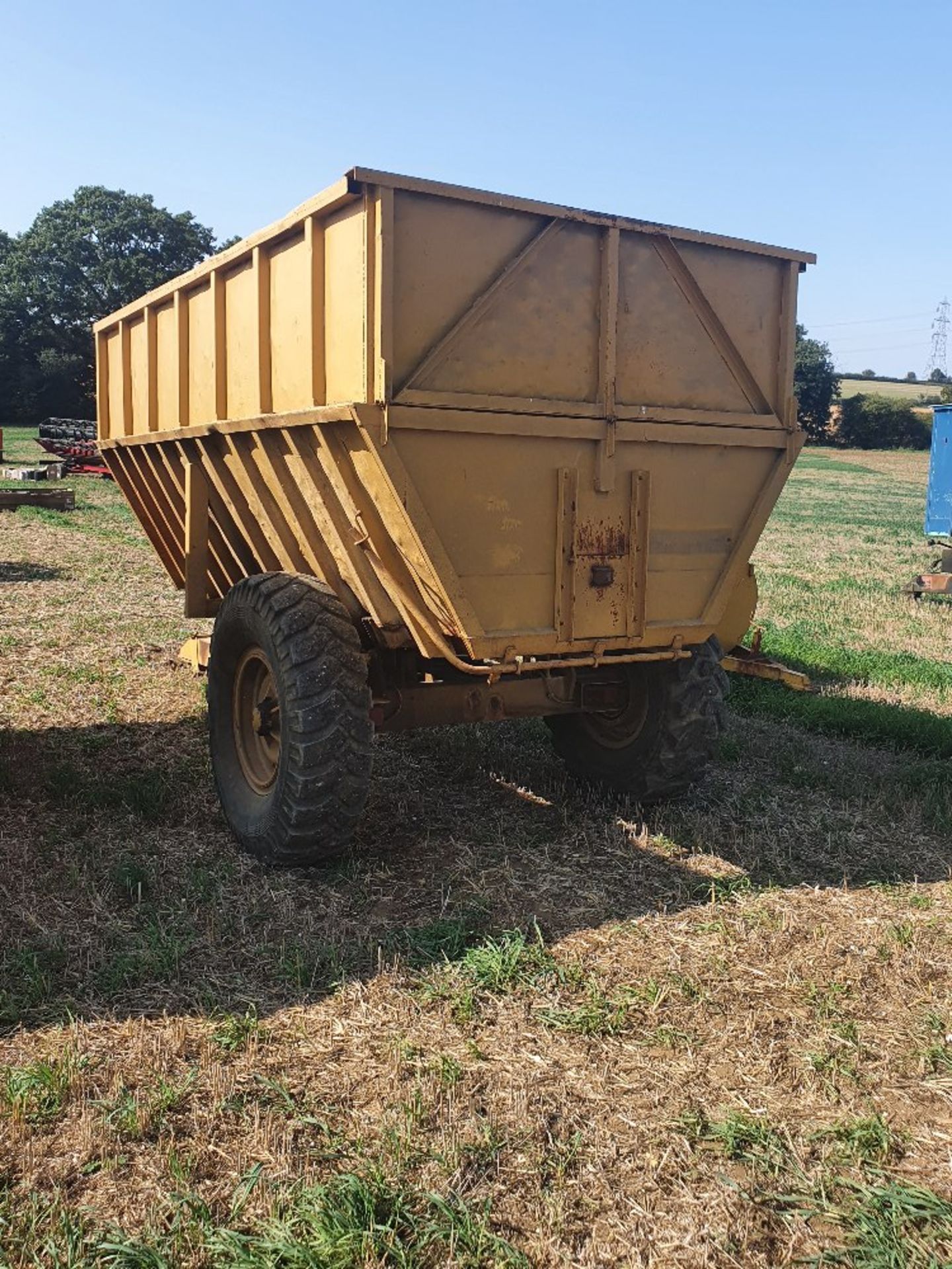 10 Tonne Single Axle Grain Trailer