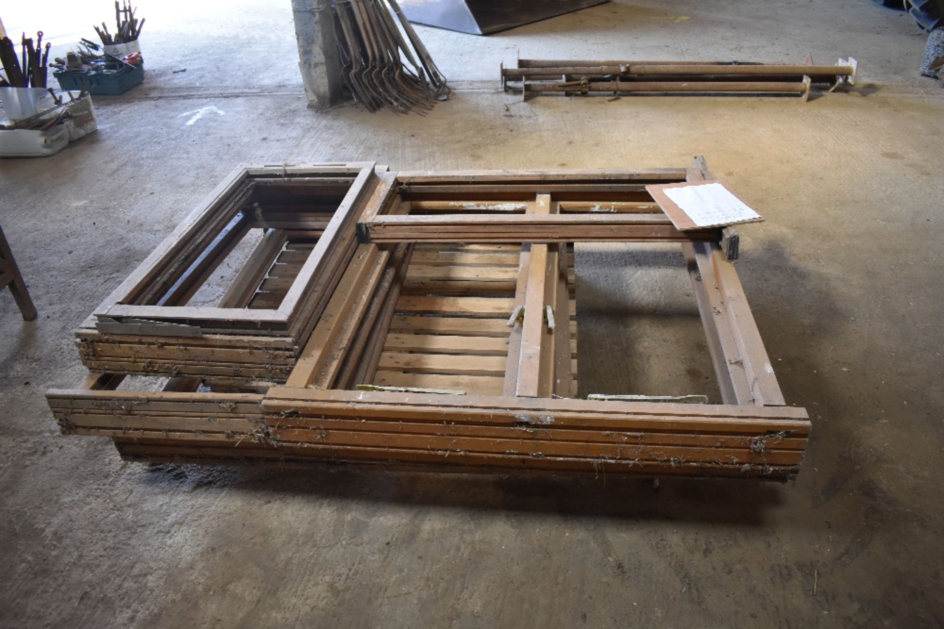 Qty of Wooden Window Frames