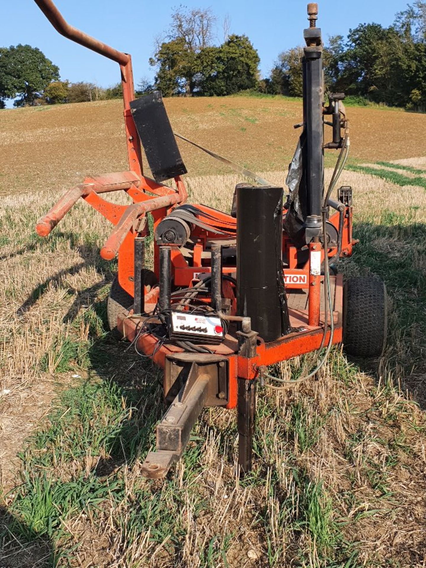 Lawrence Edwards Supa Pac Bale Wrapper c/w Roll of Black Wrap - Image 6 of 6