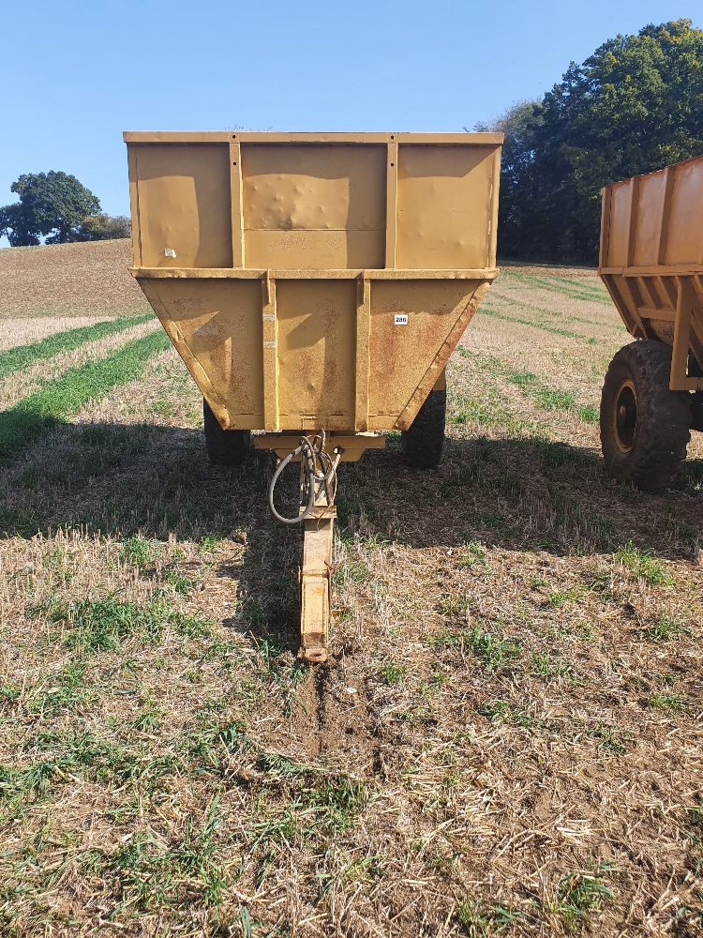 10 Tonne Single Axle Grain Trailer - Image 2 of 3